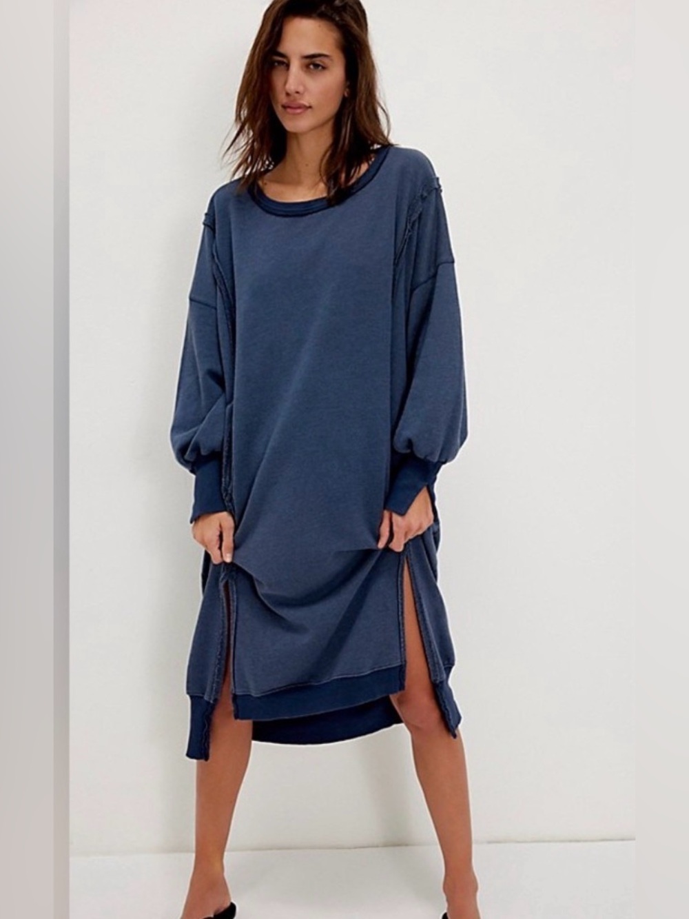 Free People We the Free Camden Maxi Sweatshirt Dress